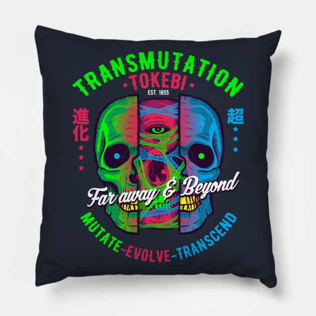 Transmutation Skull Pillow by TOKEBI