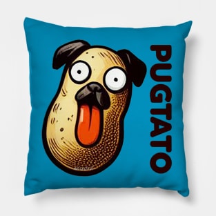 Funny Pugtato Pillow