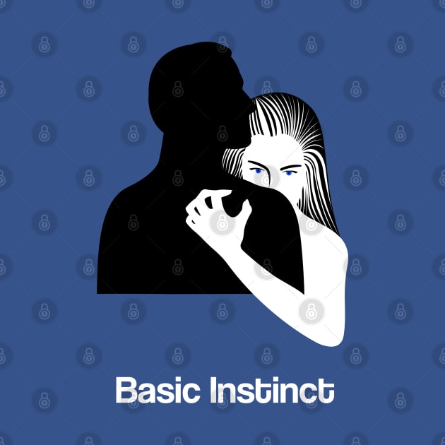 Basic Instinct Minimalist Movie Fan Art Sharon Stone by Rozbud