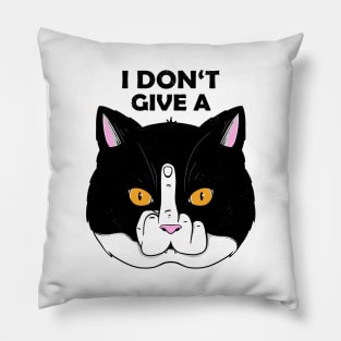 I Don't Give A Cat Pillow