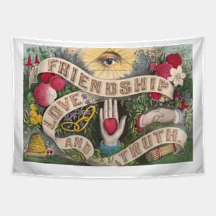 Friendship, Love, And Truth Tapestry