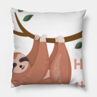 Sloth-Hang in there Pillow