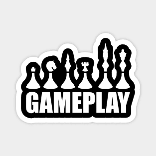 Chess Gameplay Magnet