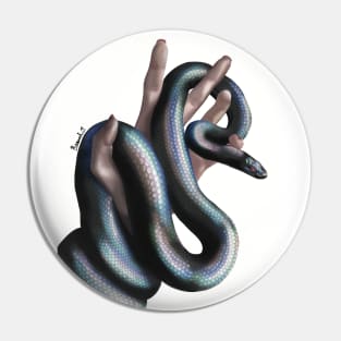 Oil Spill Snake Pin