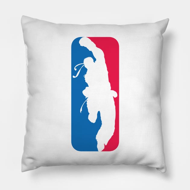 Pro Street Fighter Pillow by AaronCPorter