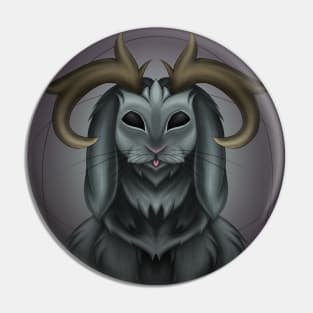 Jackalope Cryptid Art Pin