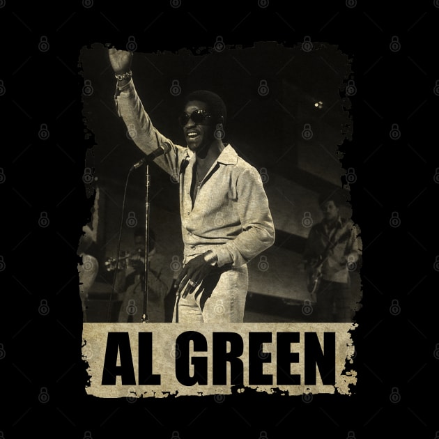 Al Green - RETRO BLACKWHITE by Wendyshopart