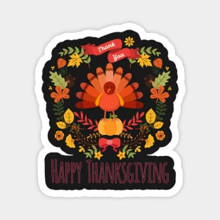 Happy Thanksgiving - Thank you Magnet