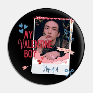 Hyunjin My Valentine Boy Stray Kids Pin