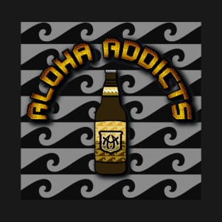 Aloha Addicts Beer Bottles T-Shirt