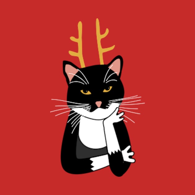 Sarcastic Christmas Cat by NicSquirrell