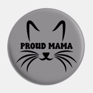 Proud Cat Mama Pin