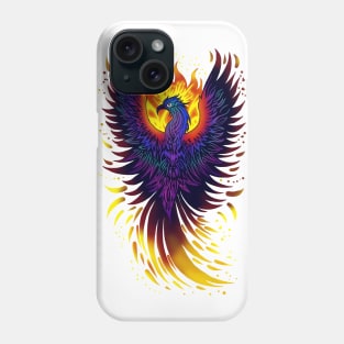 Rainbow Phoenix Phone Case