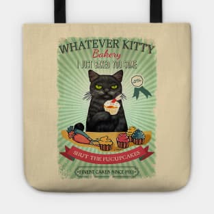 BLACK CAT BAKERY FUCUPCAKES Tote