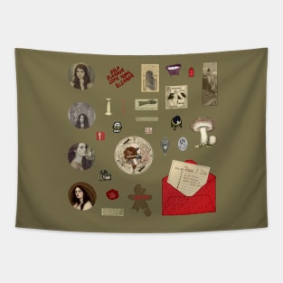 Shirley Jackson Academia - Aesthetic Sheet Tapestry