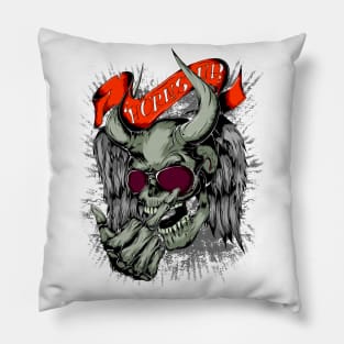 "Horns Up" Pillow