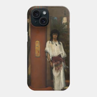 An Egyptian in a Doorway by Lawrence Alma-Tadema Phone Case