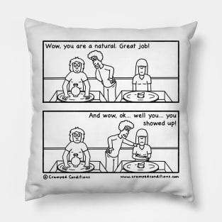 Pottery teacher Pillow