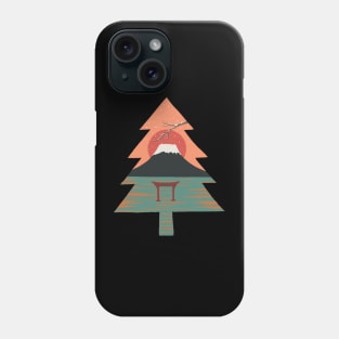 Xmas tree of Japan Phone Case