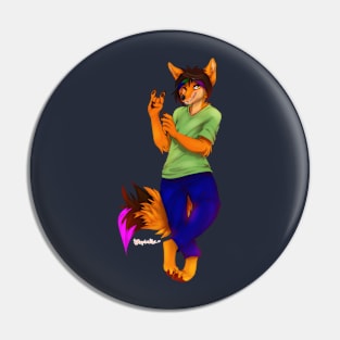 PsychoticFox Pin