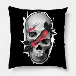 Skull & Rose Pillow