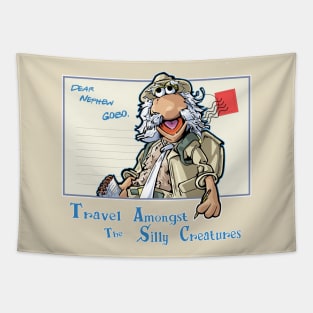 Travel among the silly creatures Tapestry