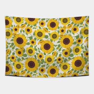 Sunflower Pattern Tapestry