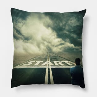 start line Pillow