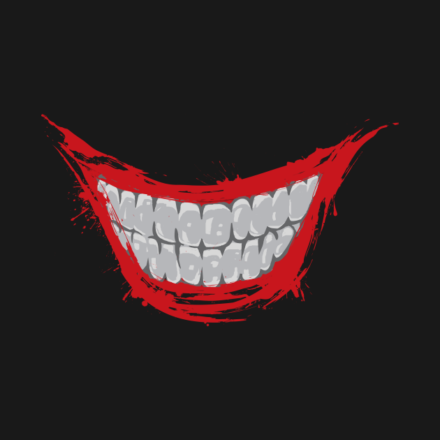 Evil Smile - Joker Smile - T-Shirt | TeePublic