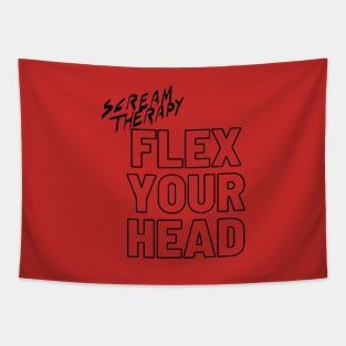 Scream Therapy Flex Your Head podcast design Tapestry