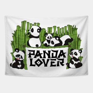 Panda Lover Christmas sweater Tapestry