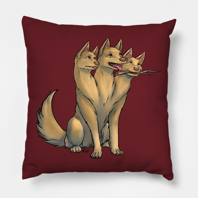 Cerberus Pillow by Kytri