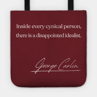 George Carlin Quotes Design Tote