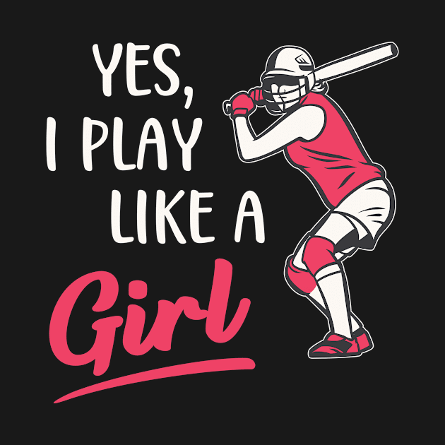 Female Baseball Player Girl by Foxxy Merch