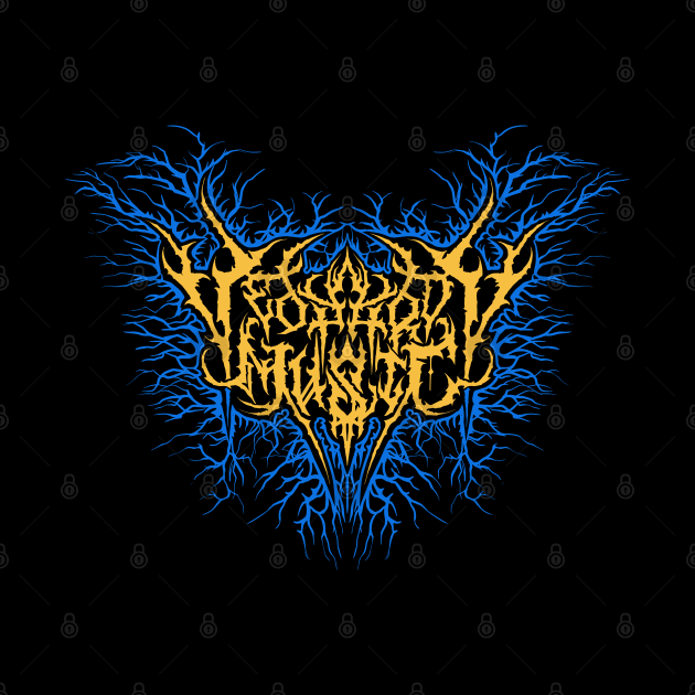 JEOPARDY MUSIC death metal logo - Classic Color by Brootal Branding