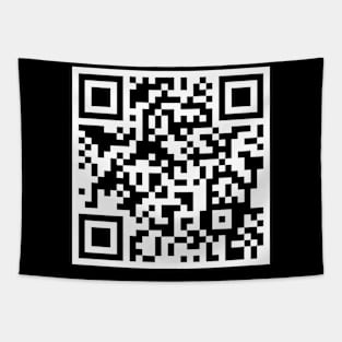 Mystery Famous Song QR Code Design Tapestry