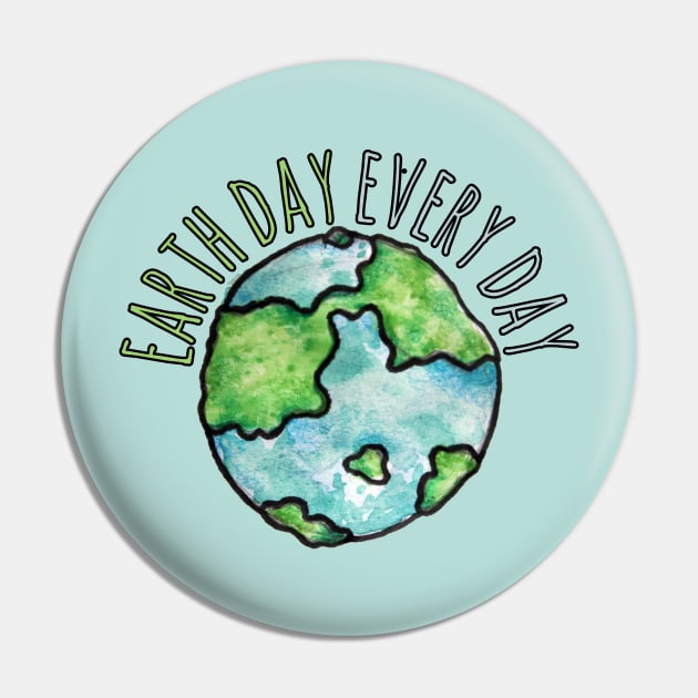 Earth Day Every Day Pin by bubbsnugg