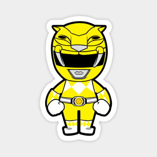 yellow ranger chibi Magnet