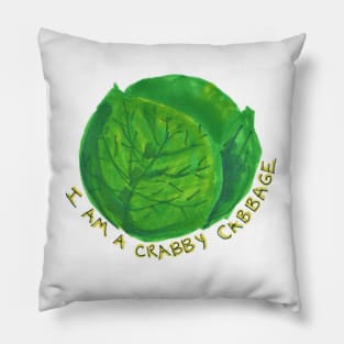 Crabby Cabbage Pillow