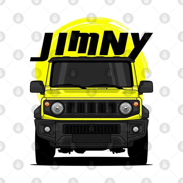 Front Yellow Jimny Off Road by GoldenTuners