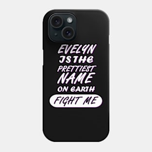 Evelyn name girls women birthday Phone Case