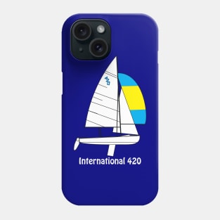 International 420 Sailboat Phone Case