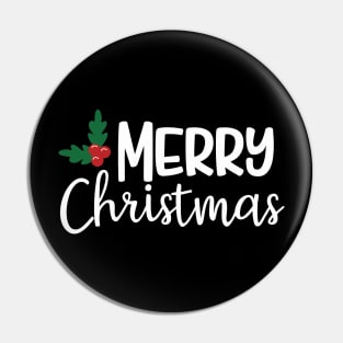 Merry Christmas Holiday Pin