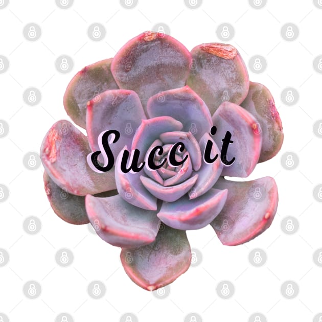 Succ It Purple Succulent Plant by Cannababebakes