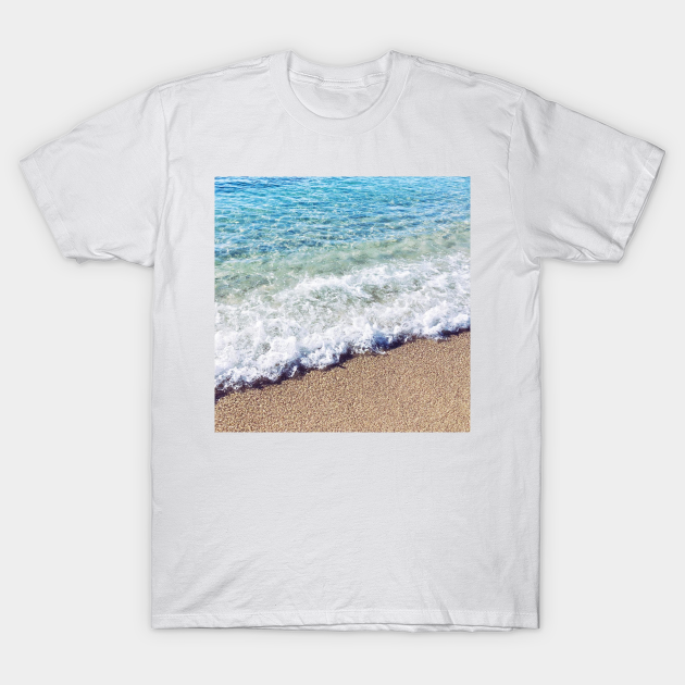 Crashing Waves at the Shore - Beach - T-Shirt