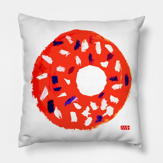 Doughnut Pillow by myleshuntart