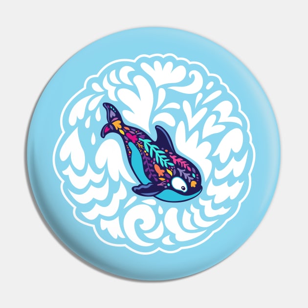 WATER WHALE BLUE Pin by demzain