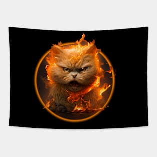 cat fire Tapestry