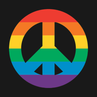 LGBT PEACE SIGN T-Shirt