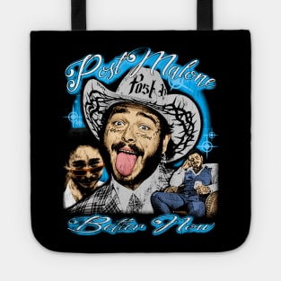 Post malone vintage 80s bootleg design Tote